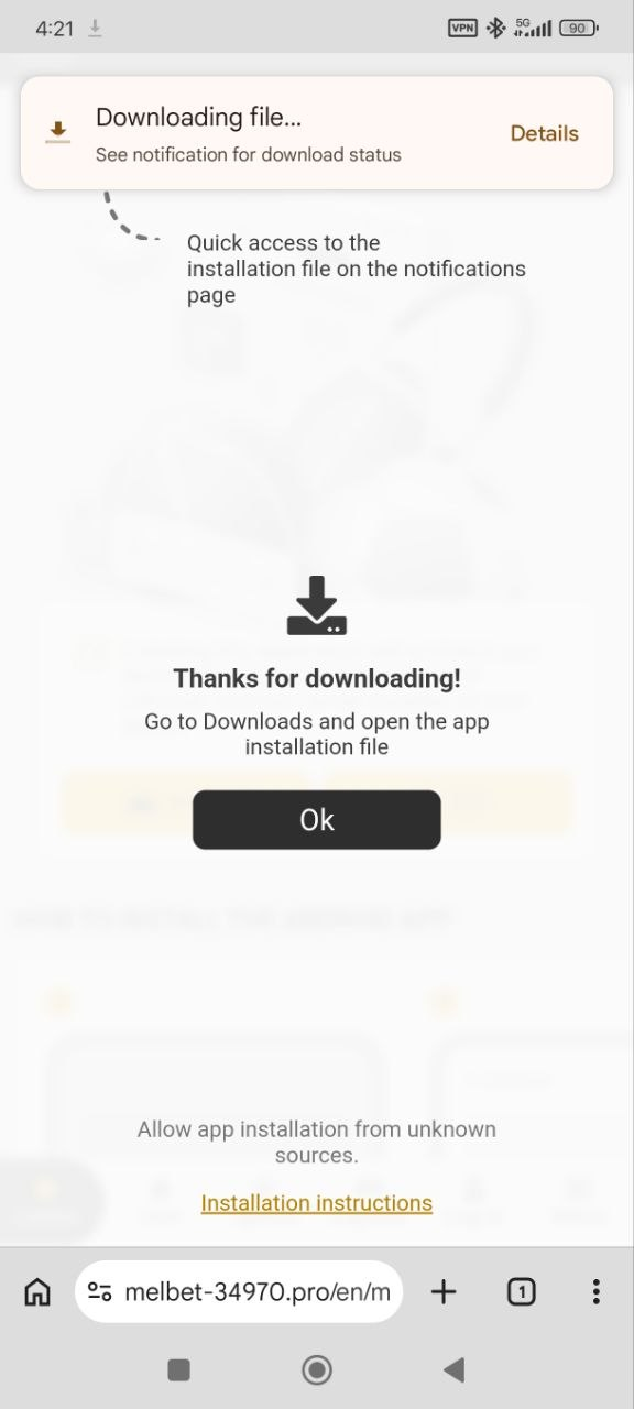 دانلود اپلیکیشن مل بت MelBet برای اندروید و آیفون